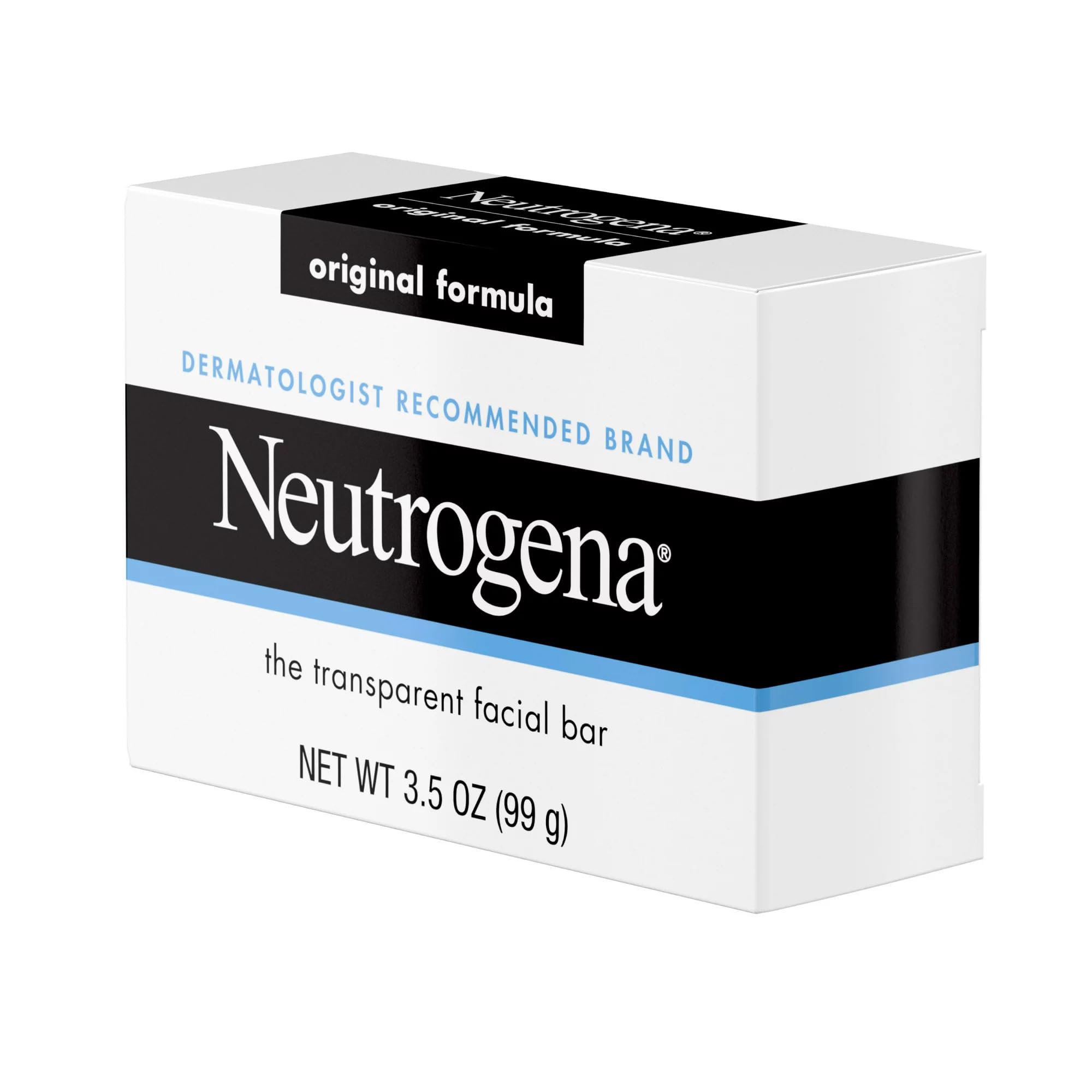Neutrogena The Transparent Facial Bar Original Formula, 3.50 oz (Pack of 12)