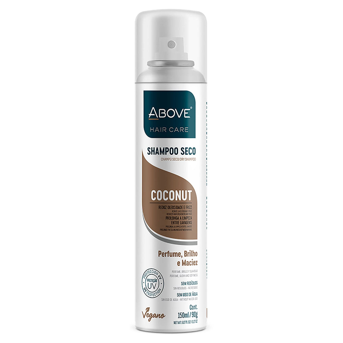 ABOVE Dry Shampoo, Coconut, 3.17 oz - Volumizing Shampoo - Absorbs Excess Oil - With Vanilla and Coconut Notes - Paraben and Benzene Free