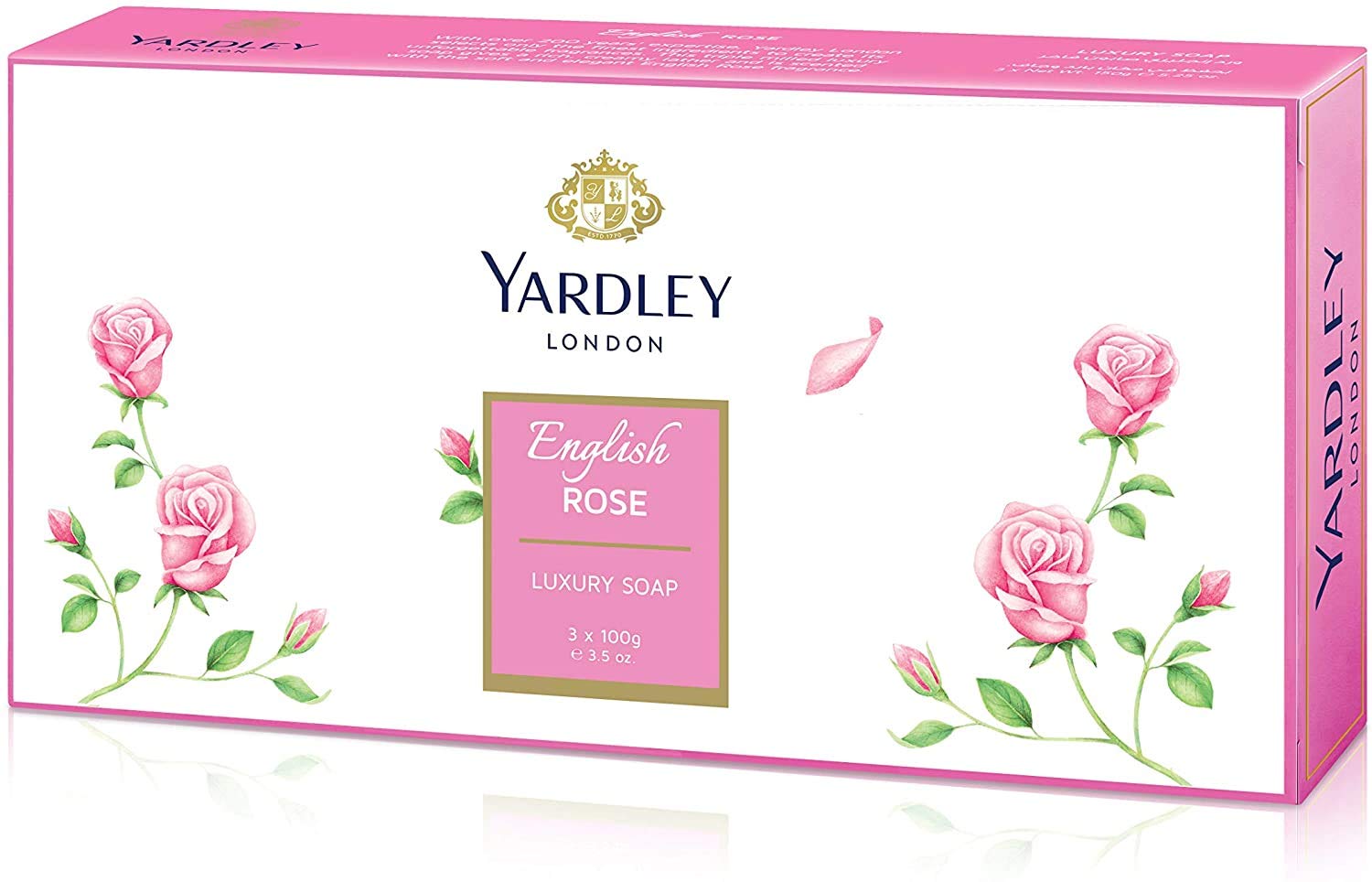 English Rose Soap 3 Bar Box 100gea bar by Yardley