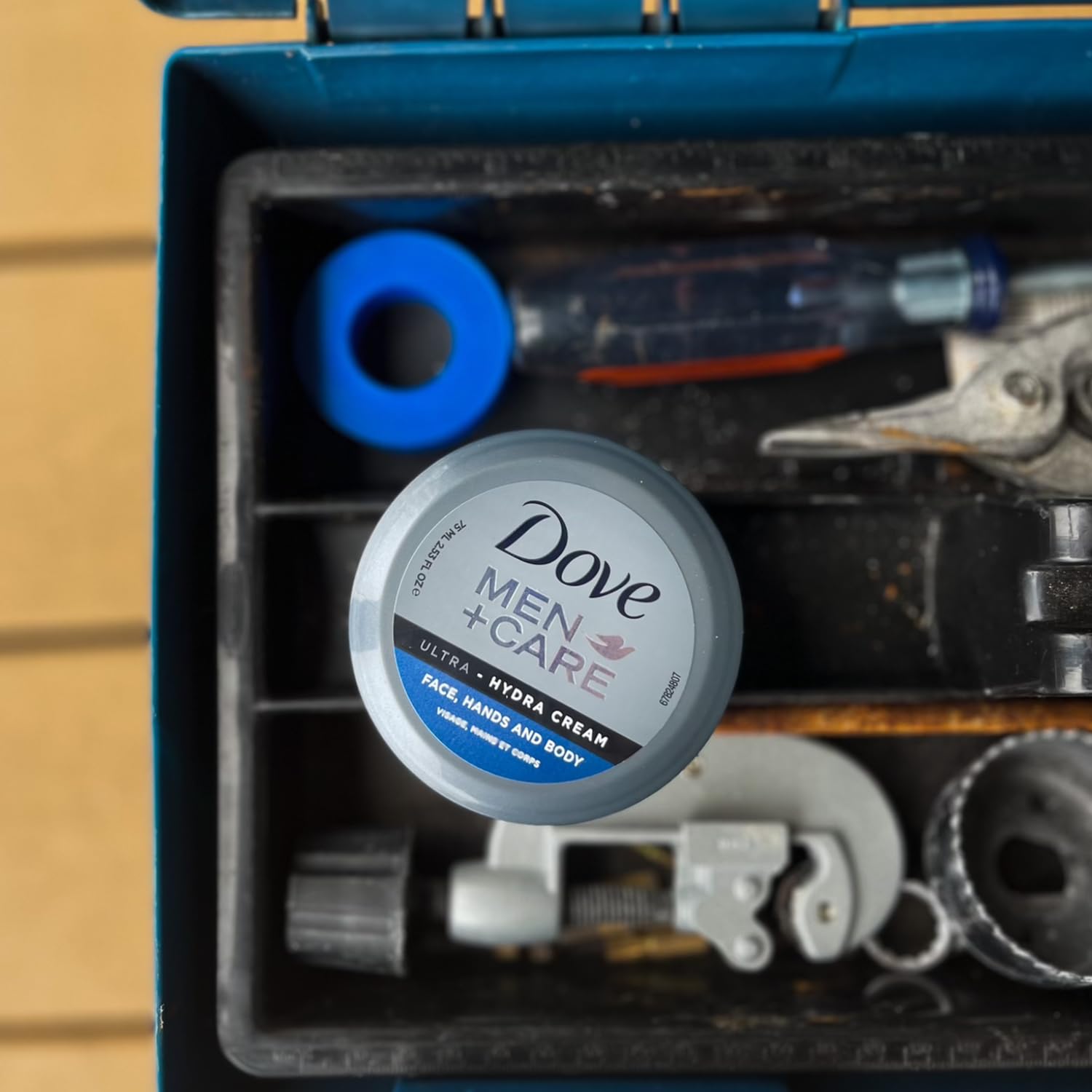 Dove Men+Care Ultra Hydra Cream - Dove Lotion, 3-In-1 Advanced Skin Care for Men, Face Cream, Hand & Body Lotion for Dry Skin, 2.53 Fl Oz (Pack of 24)