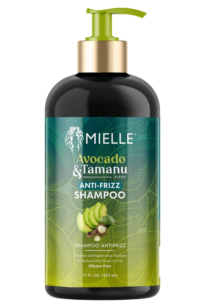 Mielle Avocado & Tamanu Anti-Frizz Shampoo 12 Fl Oz (Pack of 1)