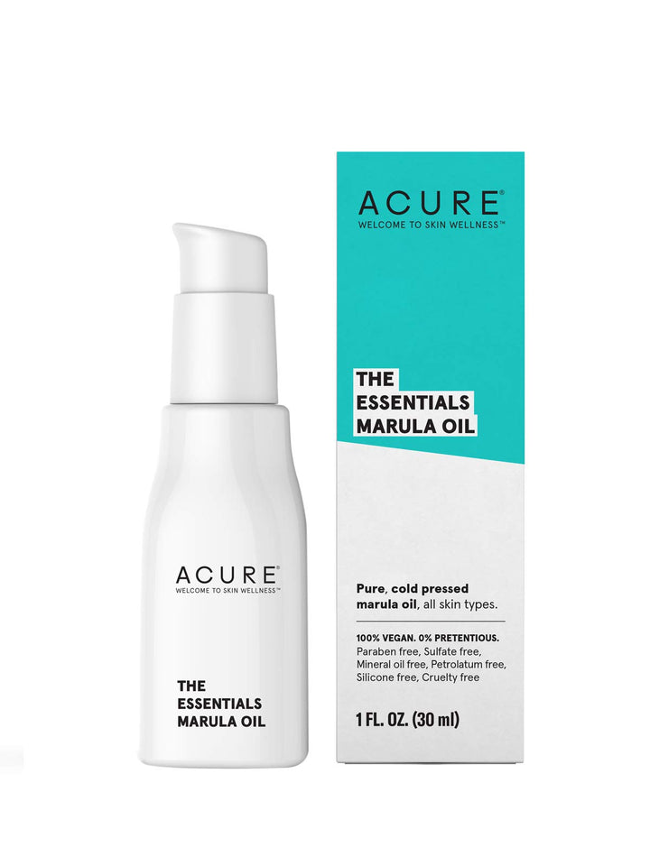 Acure The Essentials Marula for Dry Skin & Hair Oil, 1 Oz