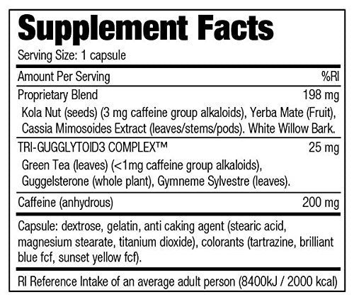 Stacker 2 Fat Burner Capsules, Ephedra Free, 100-Count Bottle
