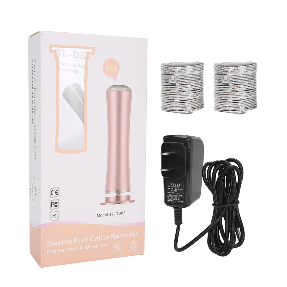 Electric Callus Removers, Rechargeable Foot File Callus Shaver for Feet Professional Pedicure Foot File Tool, Electric Foot Sharpener Dead Skin Callus Remover Tool