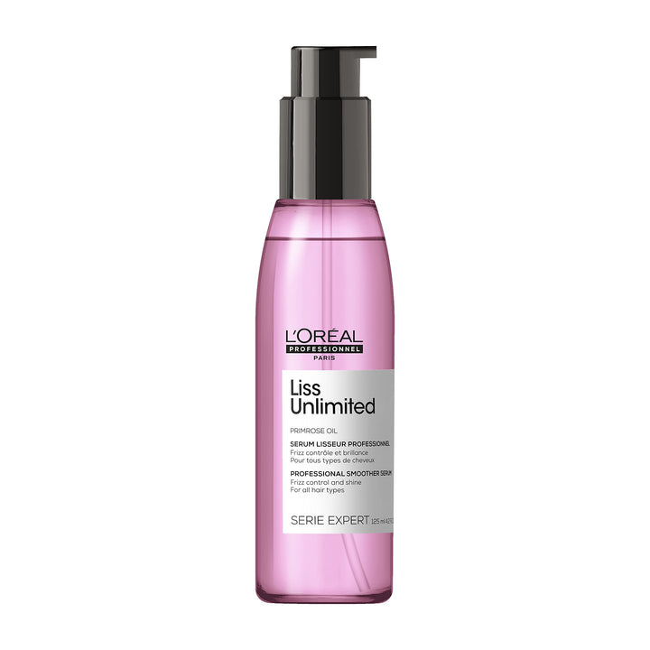 L'Oréal Professionnel Liss Unlimited Blow-Dry Serum - For Frizz-Prone Hair, Provides Long-Lasting Frizz and Humidity Protection, With Prokeratin
