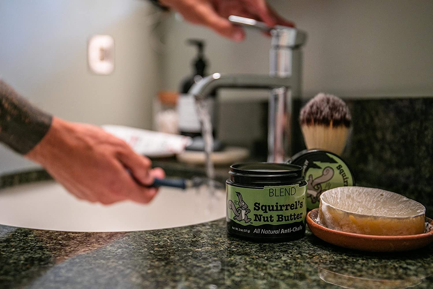 Squirrel's Nut Butter All Natural Anti Chafe Salve, Tub, 8oz