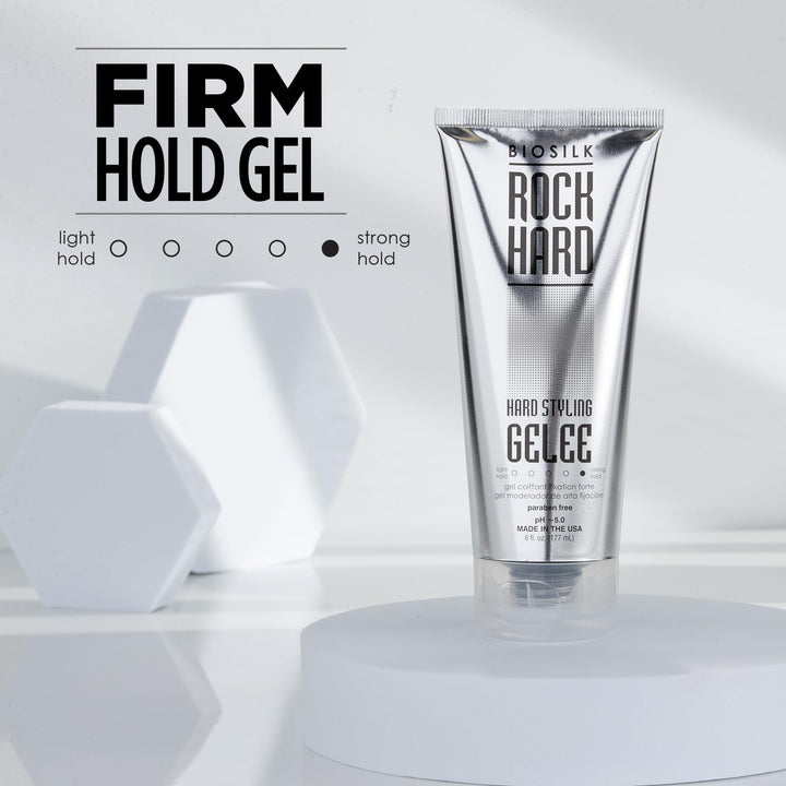 Biosilk Rock Hard Hair Styling Gelee 6 oz