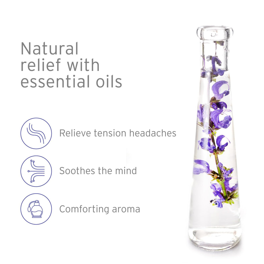 Kerstin Florian Organic Calm Mind Aromatherapy Oil | With Lavender | Peppermint and Cajeput (.5 fl oz)