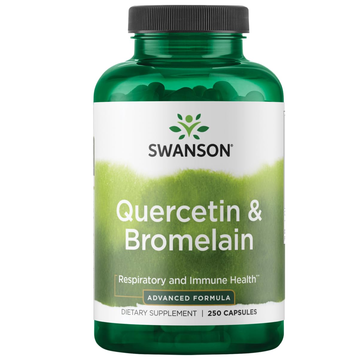 Swanson Quercetin & Bromelain- Supplement- Unique Natural Formula-(250 Capsules, 260/78mg Each)