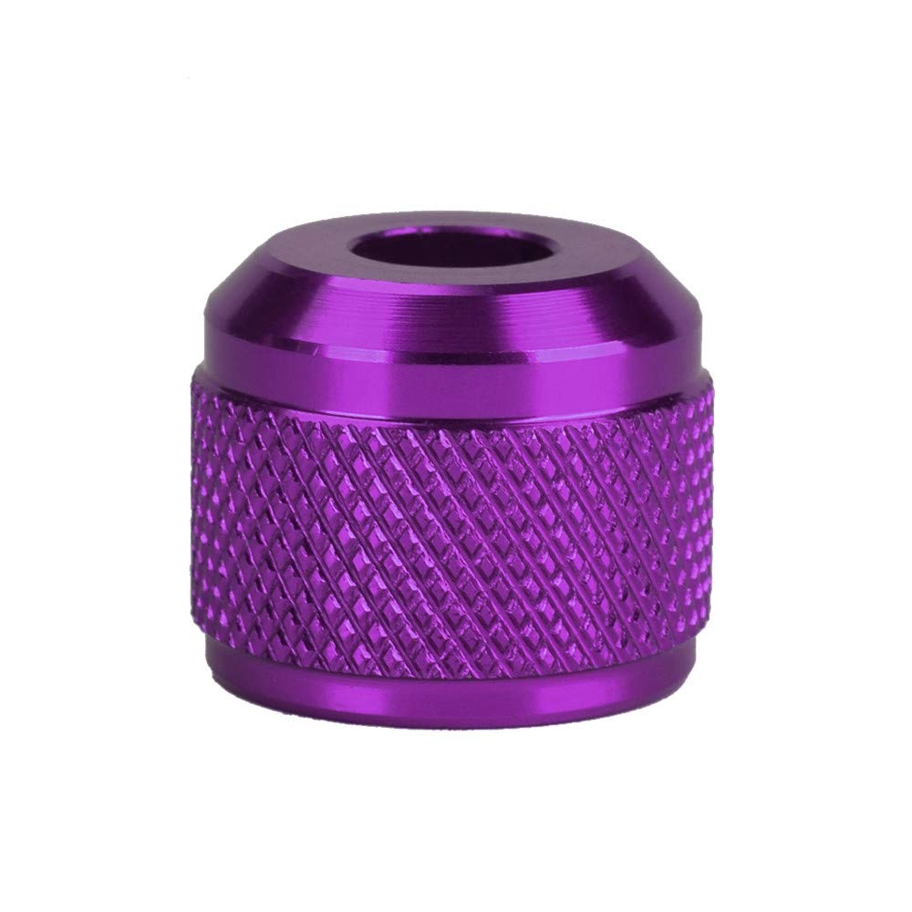 ATOMUS 25mm Tattoo Grips Tubes Self-lock Aluminum Alloy Tattoo Gun Grip Auto Self Locking Handle for Tattoo Machine Supply Body Art Tattoo Machine Parts Grips (Purple)