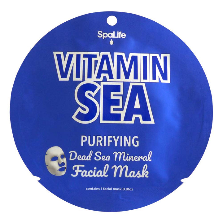SpaLife Vitamin Sea Purifying Dead Sea Mineral Facial Mask 10 count