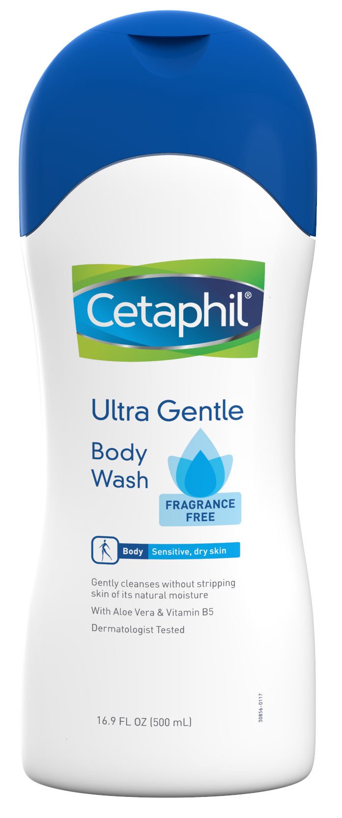 Cetaphil Ultra Gentle Body Wash, Fragrance Free, 16.9 Ounce