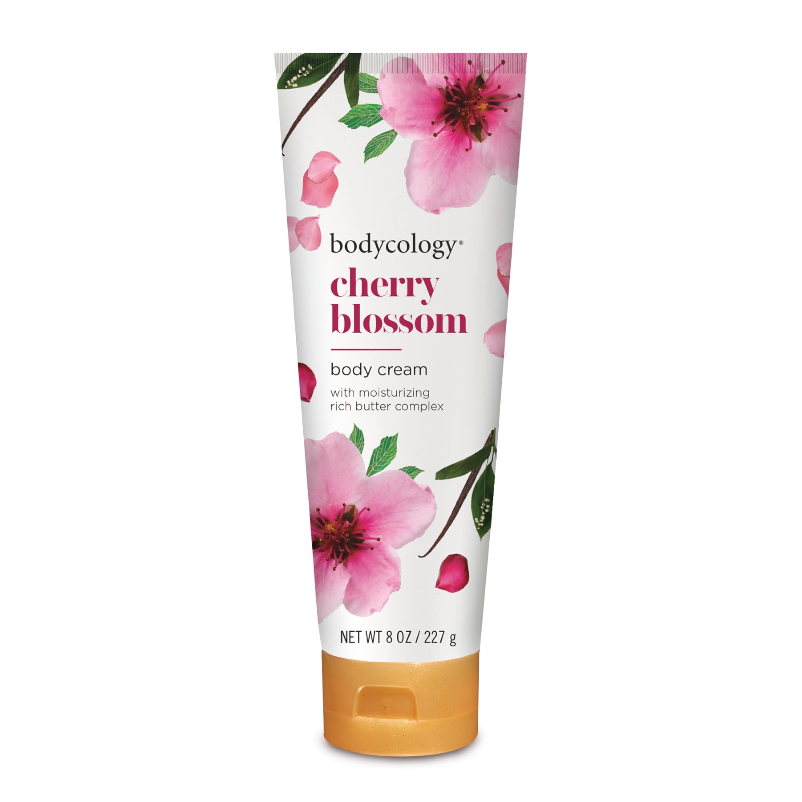 Bodycology Shea Butter Body Cream, Cherry Blossom, 8 oz