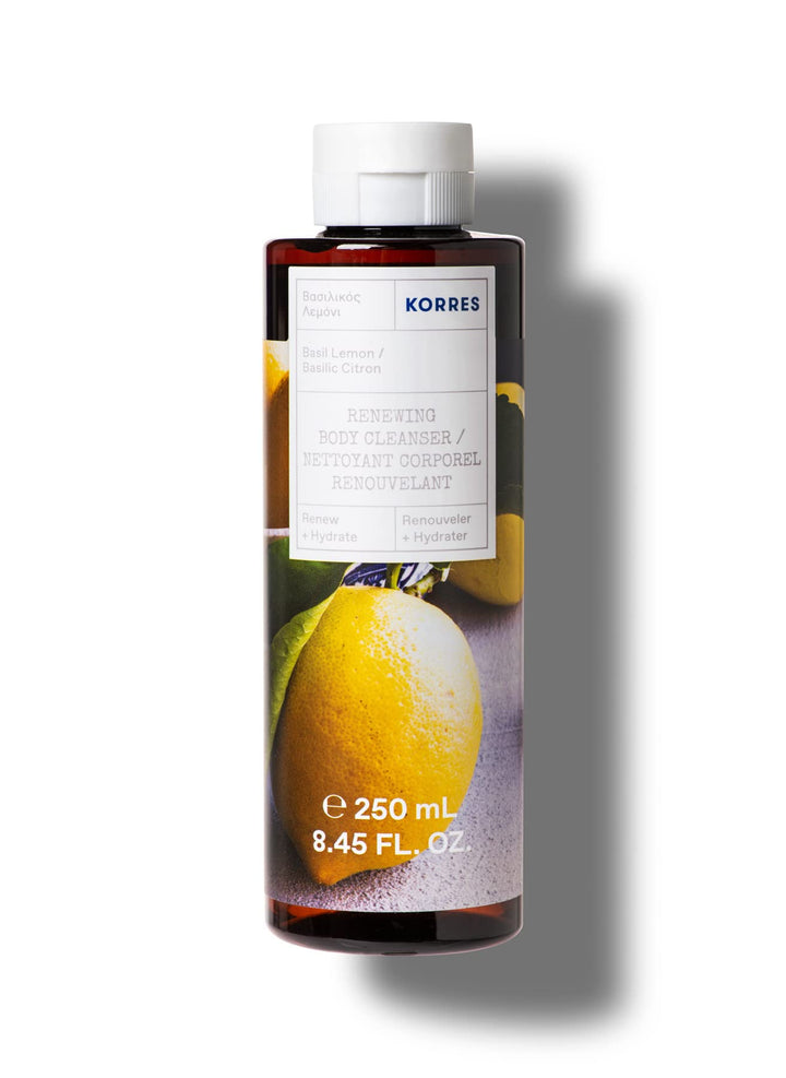 KORRES BASIL LEMON RENEWING BODY CLEANSER 250ML