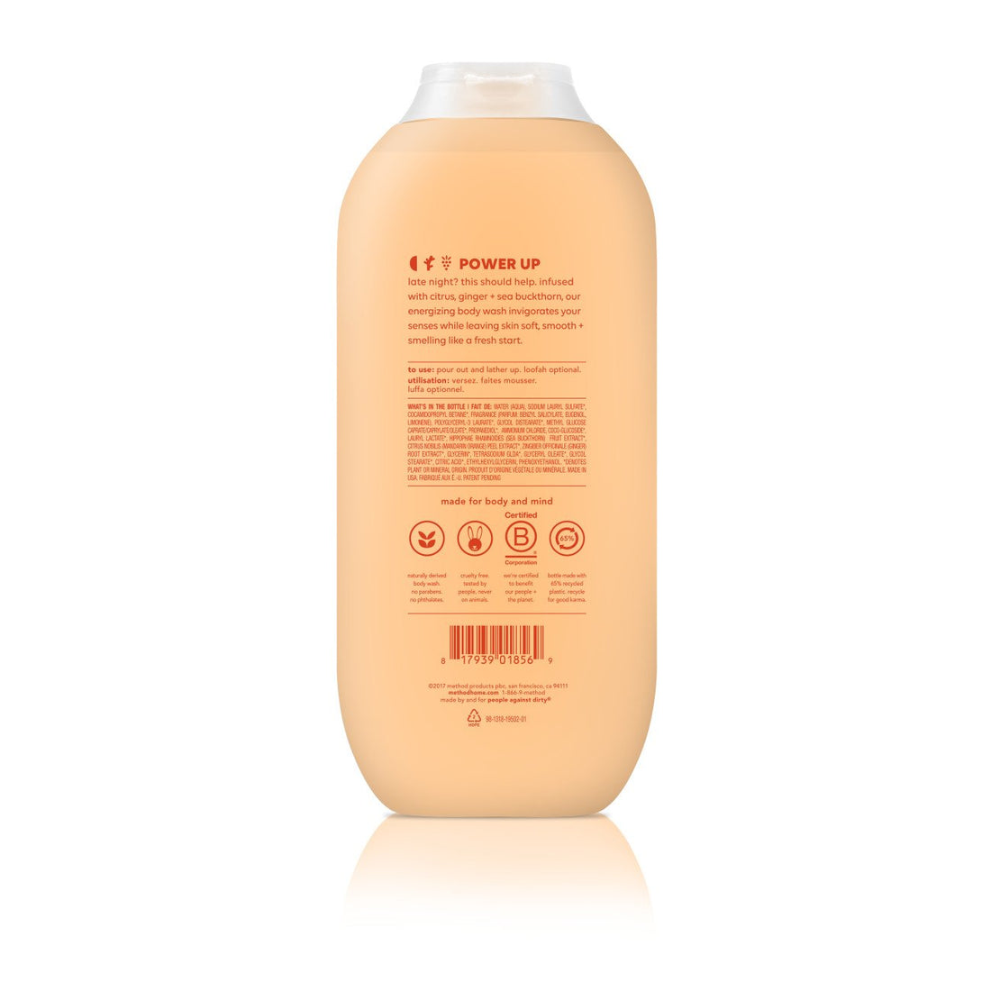 Method Body Wash, Energy Boost, 18 Ounce (6 Count)