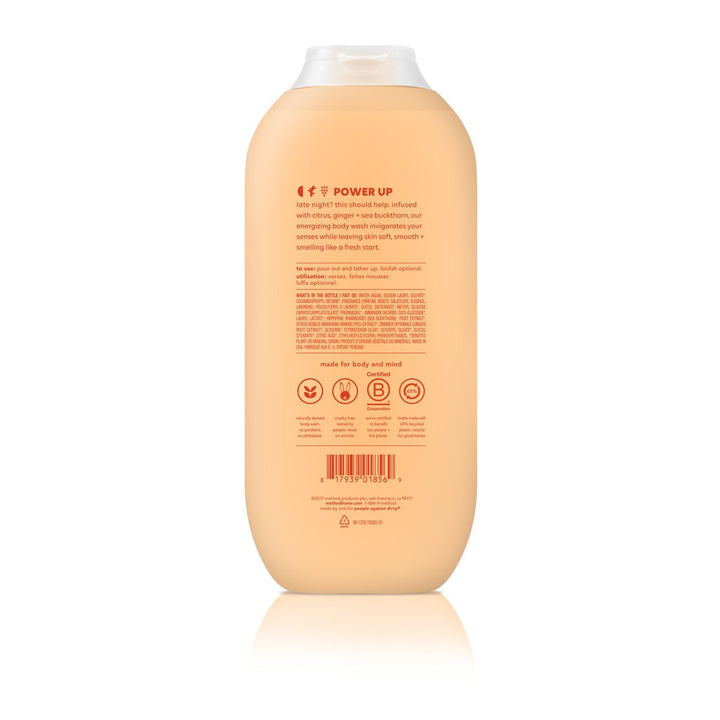 Method Body Wash, Energy Boost, 18 Ounce (6 Count)