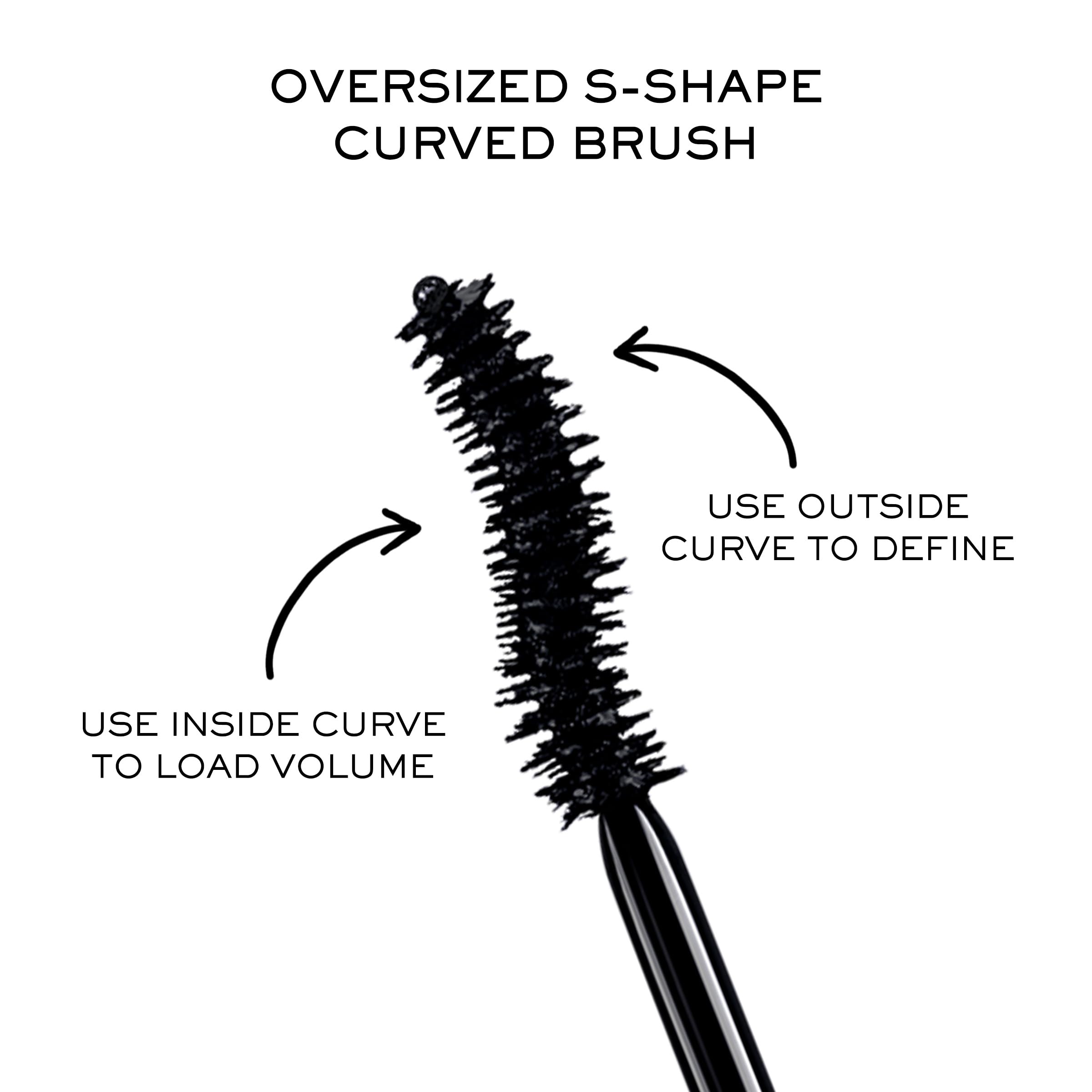 Lancôme Hypnôse Drama Extreme Volumizing Mascara - Up to 17x More Volume - Up to 24HR Wear - Ultra Black