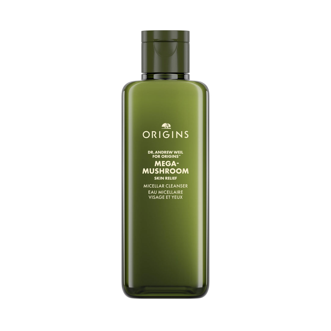 Origins Mega-Mushroom Micellar Cleanser | For Sensitive Skin | With Reishi Mushroom, 6.7 Fl Oz