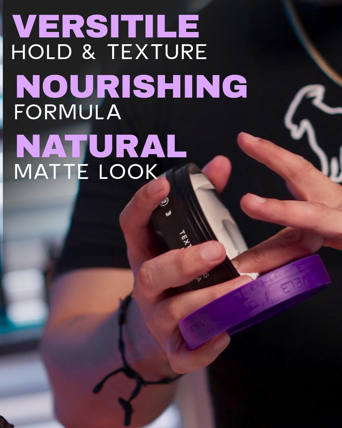 Level 3 Paste - Long-Lasting Hold - Improves Strength and Volume of Hair L3 - Protects Against Hair Damage - Level Three Men Styling Product