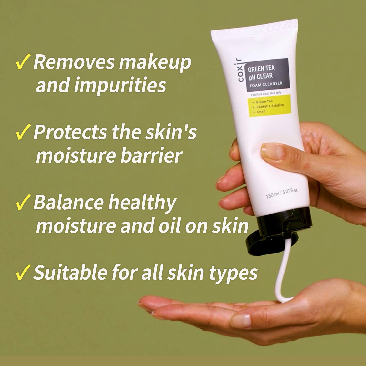 coxir INTENSIVE EGF PEPTIDE GIFT SET / Birthday Gift /Foam Cleanser+Serum+Cream/EGF, Peptide, Niacinamide, Collagen l Lightweight, quick absorbing, Lifting, Firming l Korean Skincare