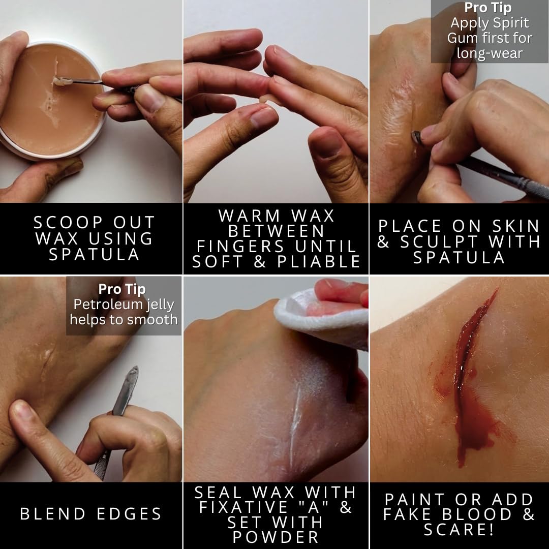 Mehron Makeup SynWax Synthetic Modeling Wax (10 oz)