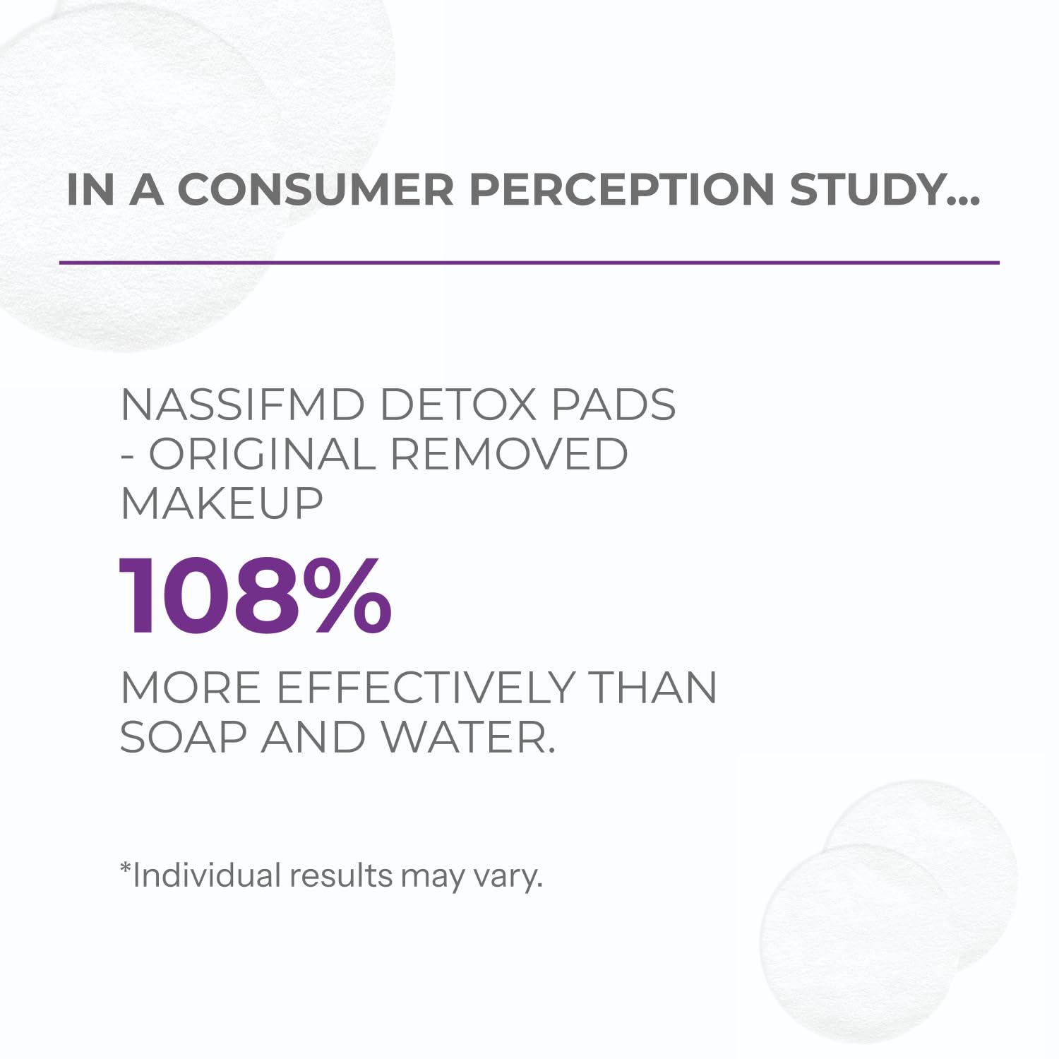 NassifMD Exfoliating Detox Pads, AHA Pads Formulated with Glycolic Acid, Witch Hazel, and Salicylic Acid, Suitable for Sensitive Skin