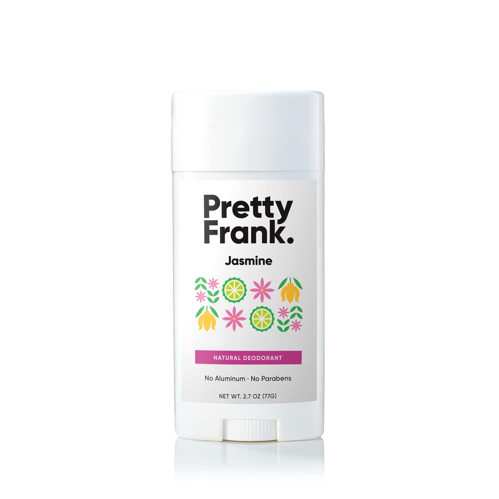 Pretty Frank Natural Deodorant Stick - No Aluminum Deodorant for Women and Men ââ‚¬â€œ Paraben Sulfate Free Solid Deodorant Featuring Shea Butter, Coconut Oil, Vitamin E & Baking Soda - Jasmine