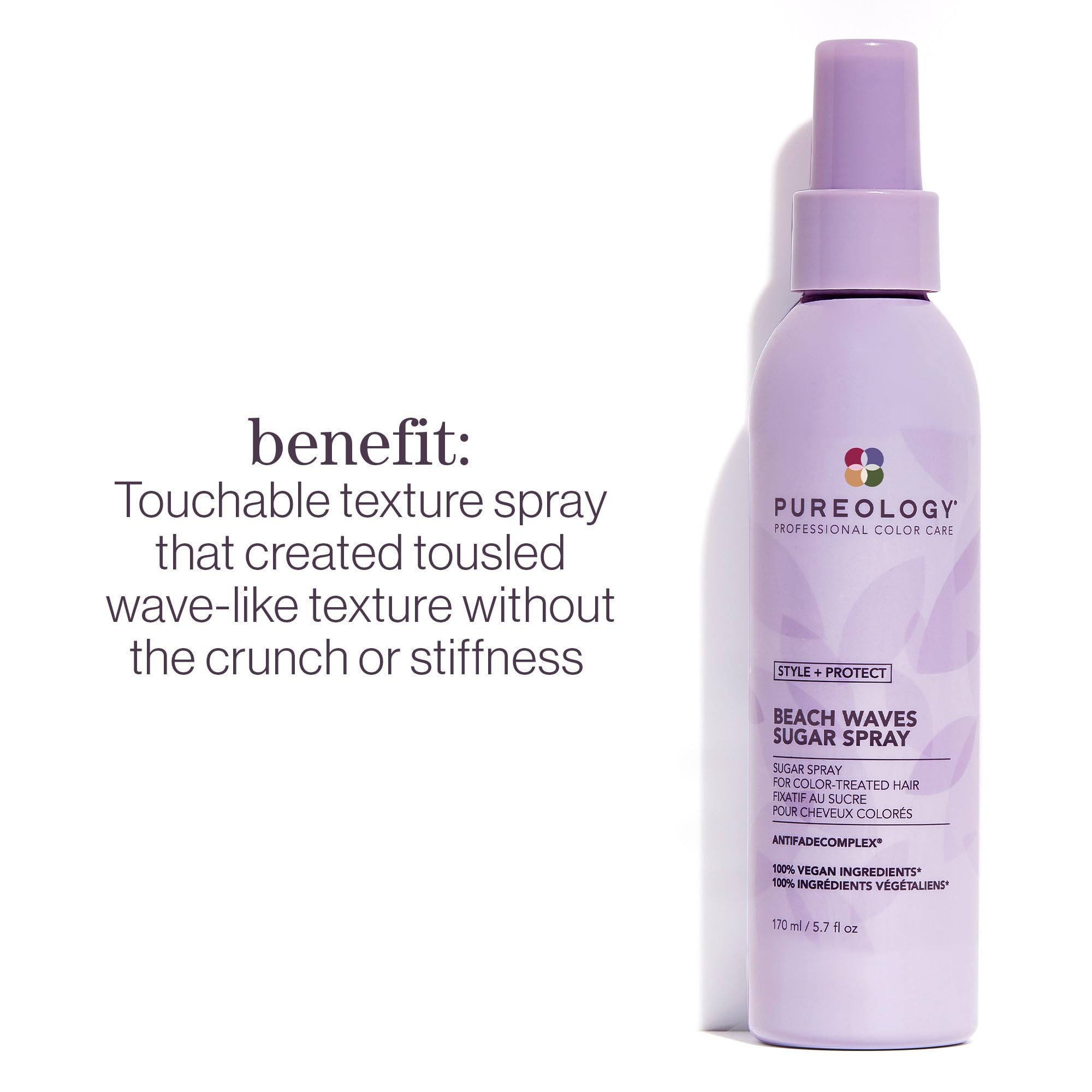 Pureology Style + Protect Beach Waves Sugar Spray For Color-Treated Hair - Adds Texture To Create Tousled Waves