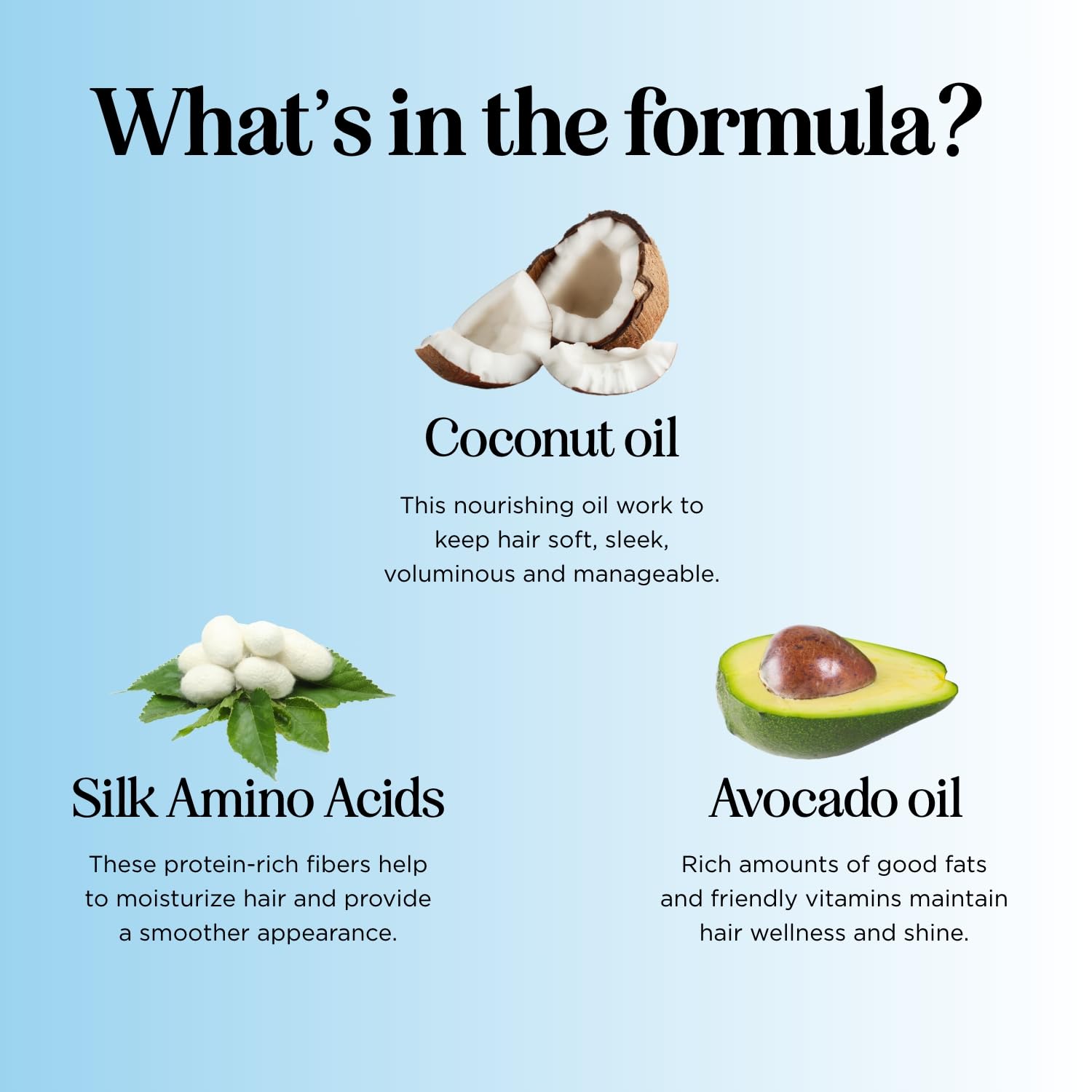 Leave In Conditioner for Dry Damaged Hair - Ultra Moisturizing Deep Conditioner for Dry Damaged Hair and Frizz Control with Silk Amino Acids - Smoothing Leave In for Curly Hair Moisturizer