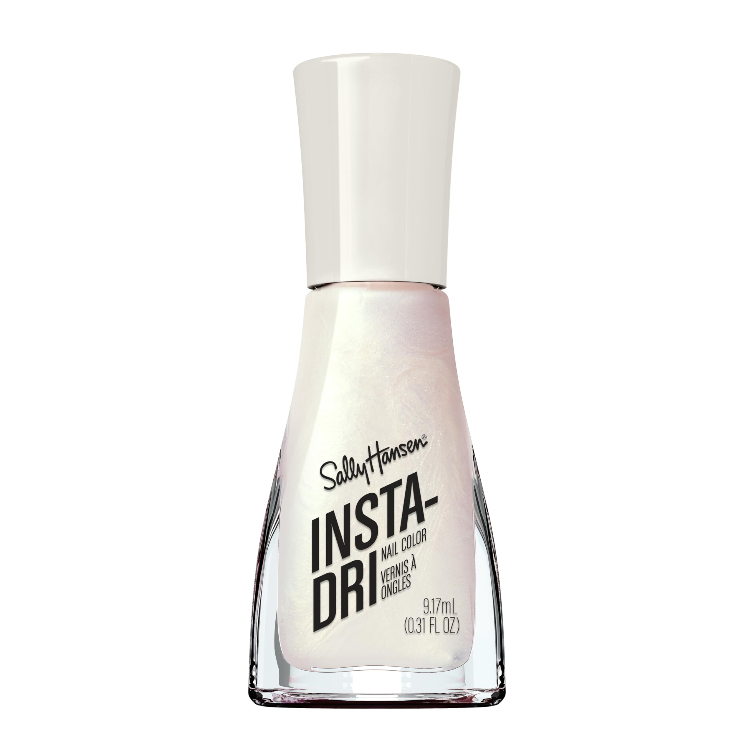 Sally Hansen Insta-Dri, Silk Is..., Quick Dry, Long Lasting, Opaque, Creme White Nail Polish