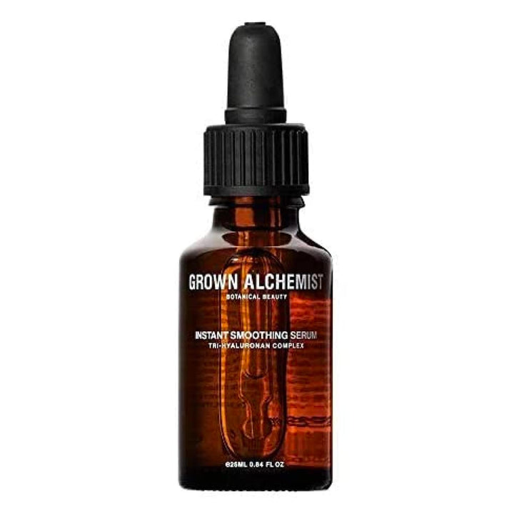 Grown Alchemist Instant Smoothing Serum - Tri-Hyaluronan Complex - Anti Aging Hyaluronic Acid Face Serum, Clean Skincare (25ml / 0.84oz)