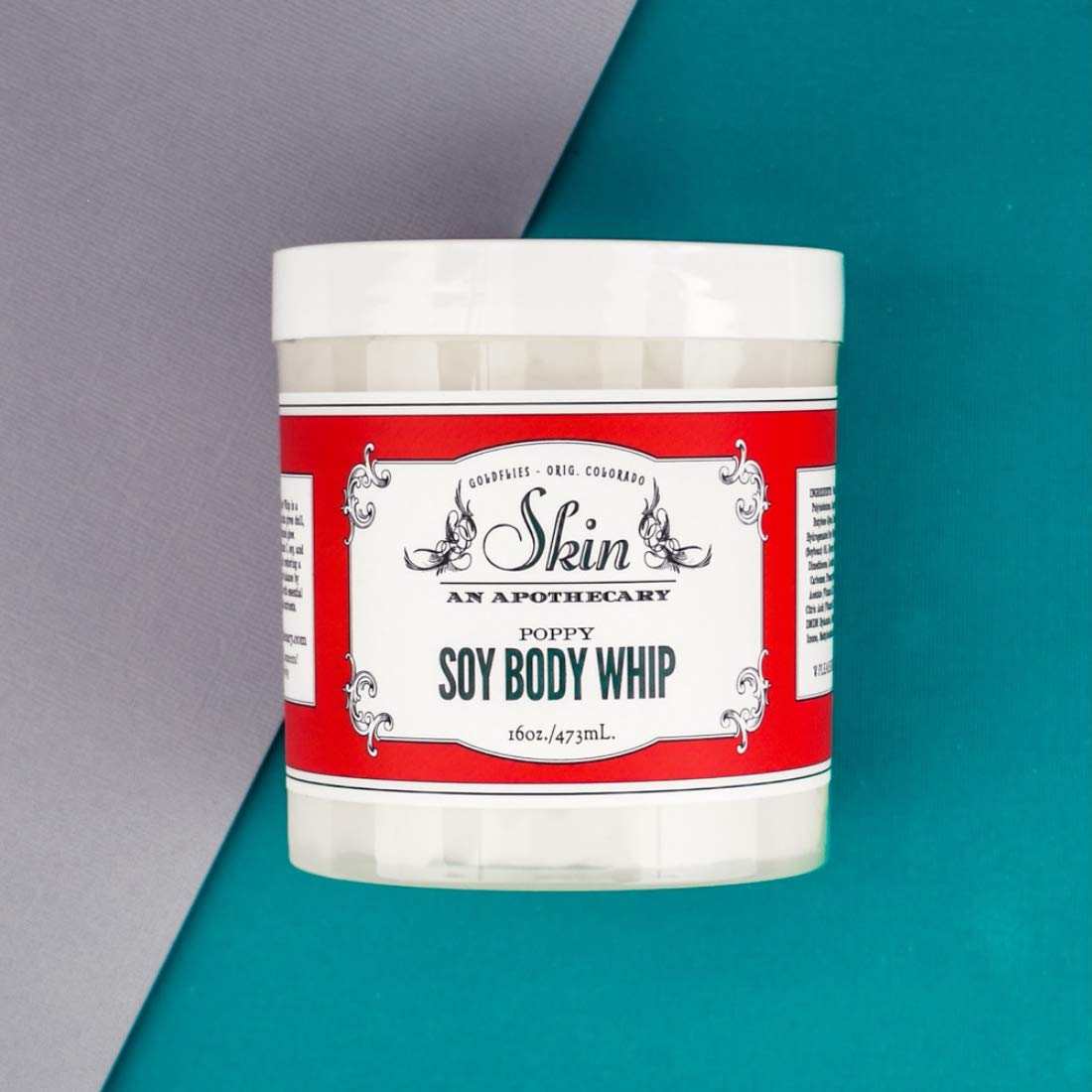 Skin An Apothecary Soy Body Whip, 16 Oz, Poppy
