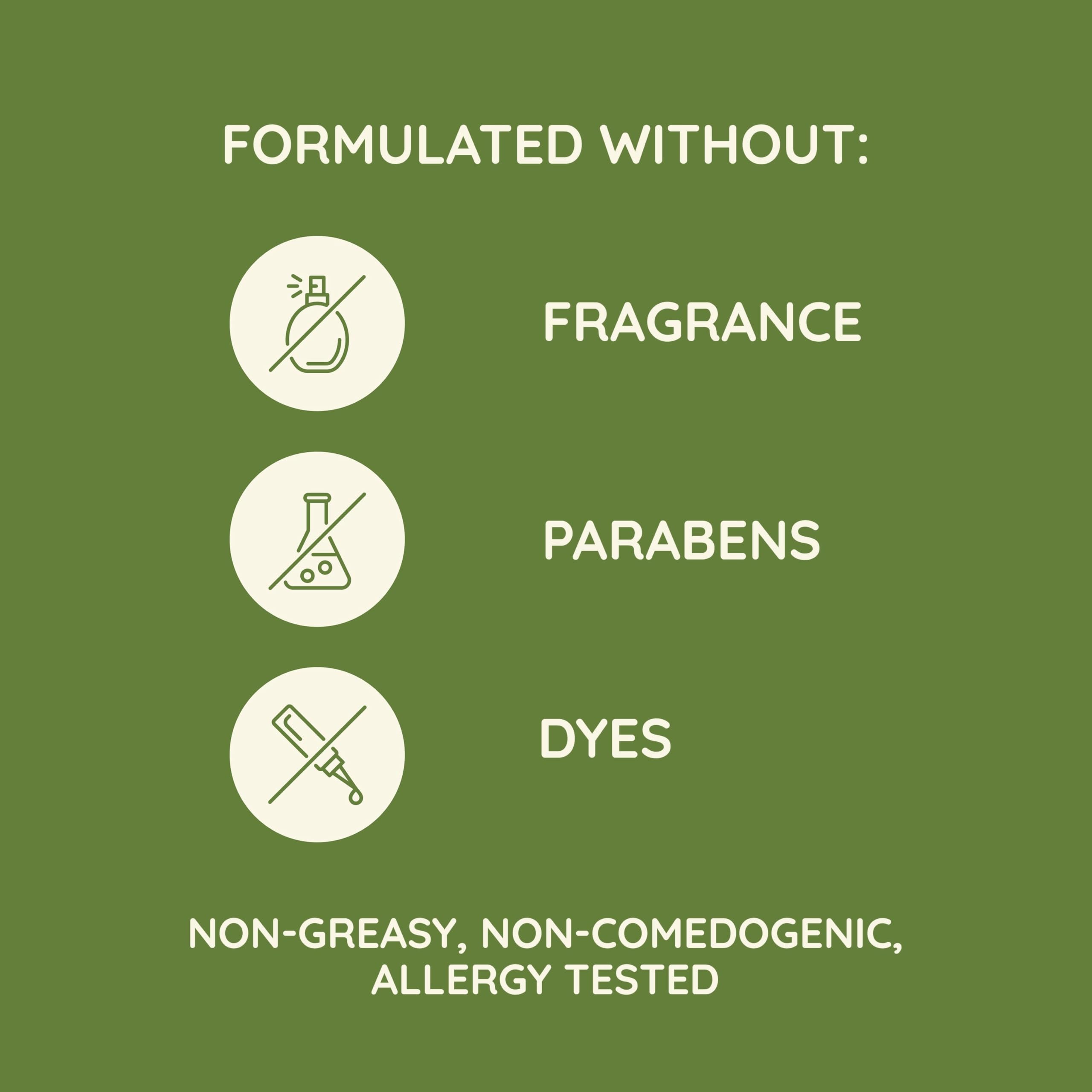 Aveeno Daily Moisturizing Body Lotion with Soothing Prebiotic Oat, Gentle Lotion Nourishes Dry Skin With Moisture, Paraben-, Dye- & Fragrance-Free, Non-Greasy & Non-Comedogenic, 8 fl. oz