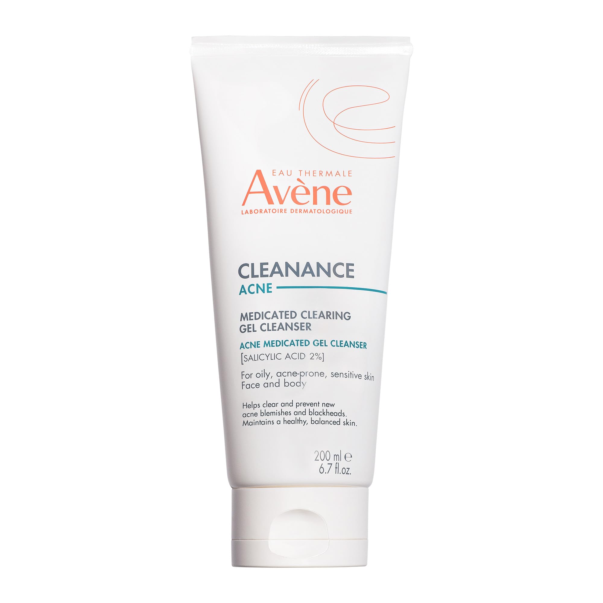 Avène Cleanance ACNE Clearing Gel, acne cleanser for sensitive skin with Salicylic Acid, deep cleanses & prevents acne on face & body 6.76 Fl Oz