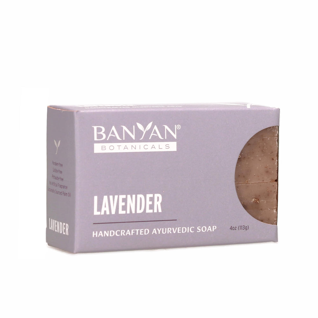Banyan Botanicals Lavender Soap – Ayurvedic Bar Soap with Rosemary & Lavender Essential Oil – Soothing & Relaxing for a Spa-Like Experience – 4 oz Bar – Free of Sulfates, Phthalates & Parabens