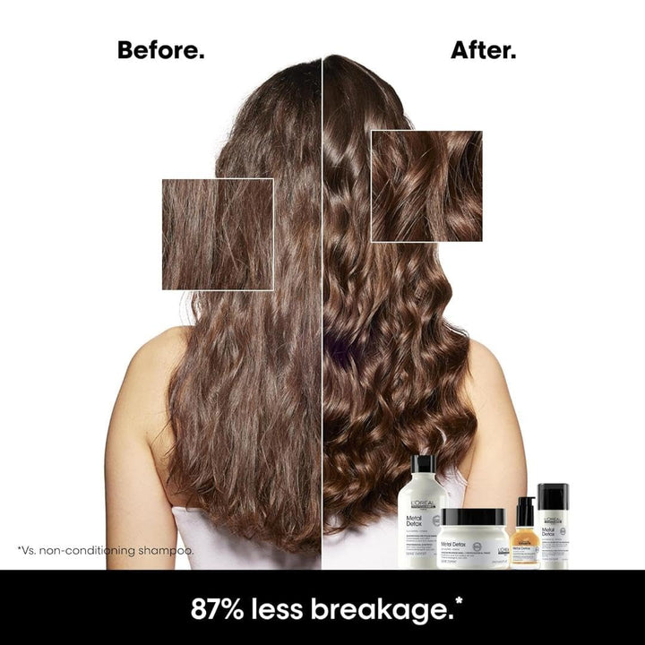 L’Oreal Professionnel Metal Detox Shampoo - Sulfate-Free Anti-Breakage Shampoo For Damaged or Color-Treated Hair, Detoxifies, Prevents Damage & Prolongs Hair Color