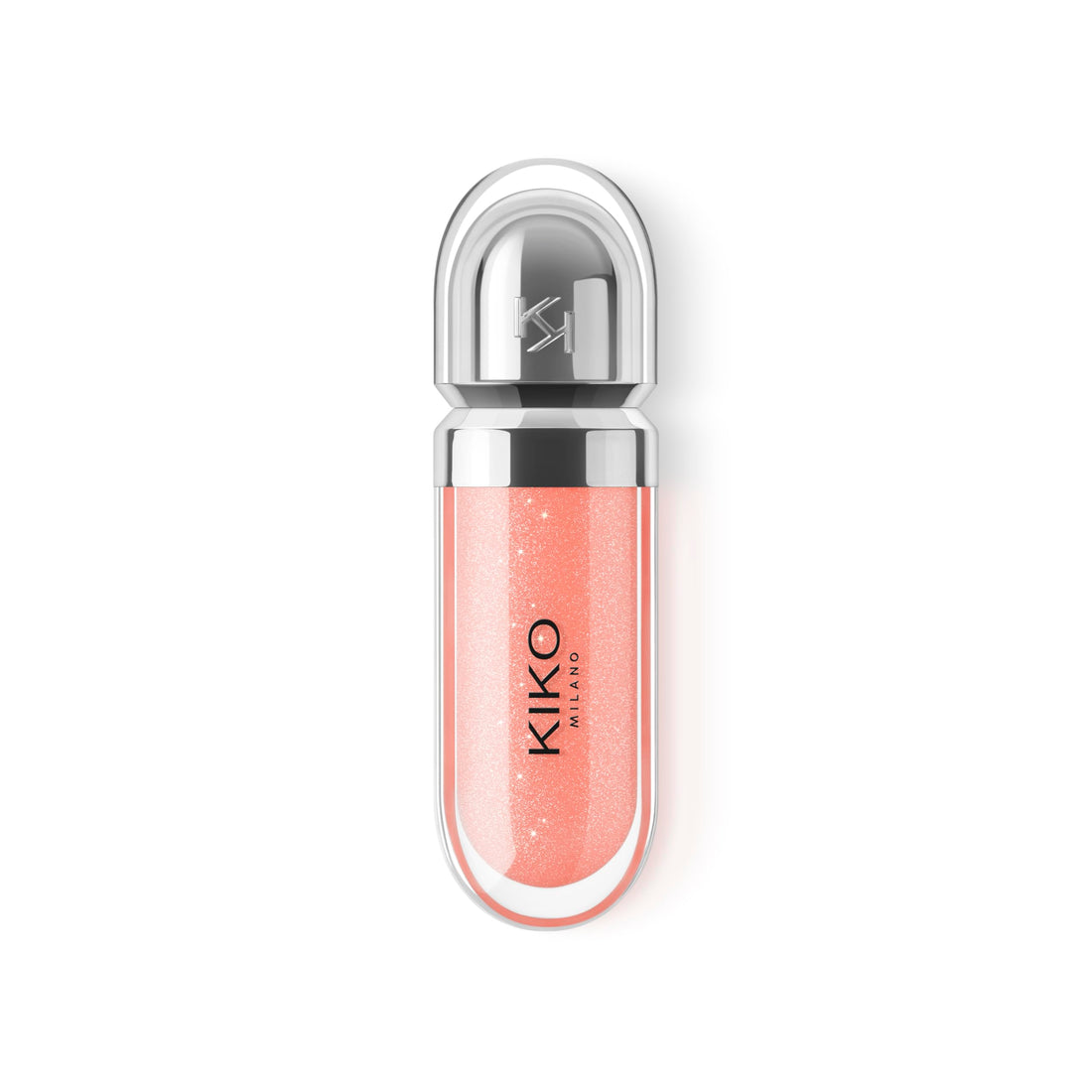 KIKO MILANO - 3d Hydra Lip Gloss 03 Softening Lipgloss for a 3D look | Pearly Apricot Color | Non-Comedogenic | Professional Makeup | Made in Italy