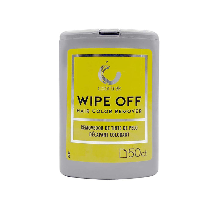 Colortrak Gentle Hair Color Remover Wipes, Moist, Non-irritating Towelettes, Formulated with Aloe, Easily Remove Hair Color Stains from Skin, Convenient Canister, 50 Wipes