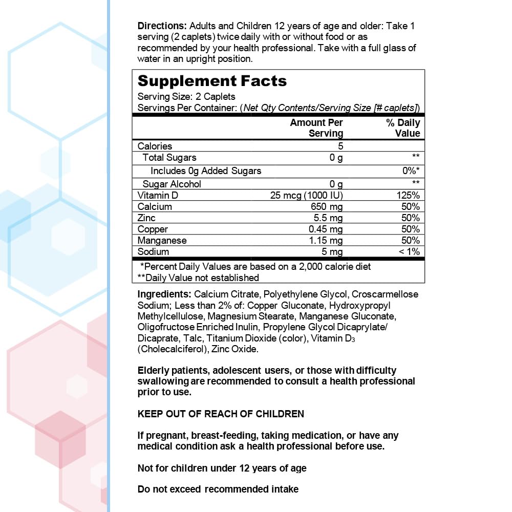 Citracal Maximum Plus, 650 mg Calcium Citrate, easily absorbed and highly soluble with 25 mcg (1000 IU) Vitamin D3, Bone Health Support, Calcium Supplement for Ages 12+, 120 Count
