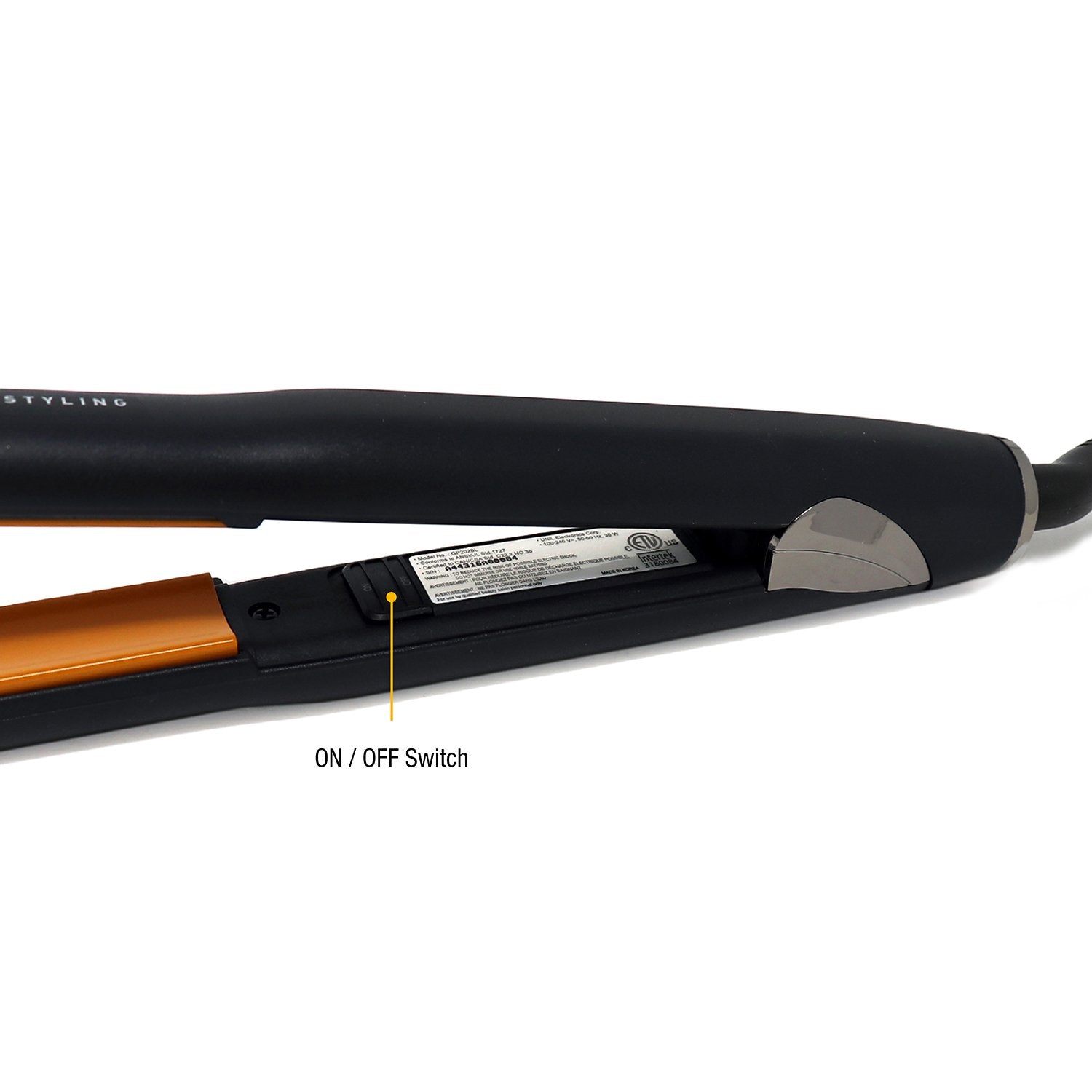 GlamPalm Ceramic Hair Volumizing Iron, 1 Inch