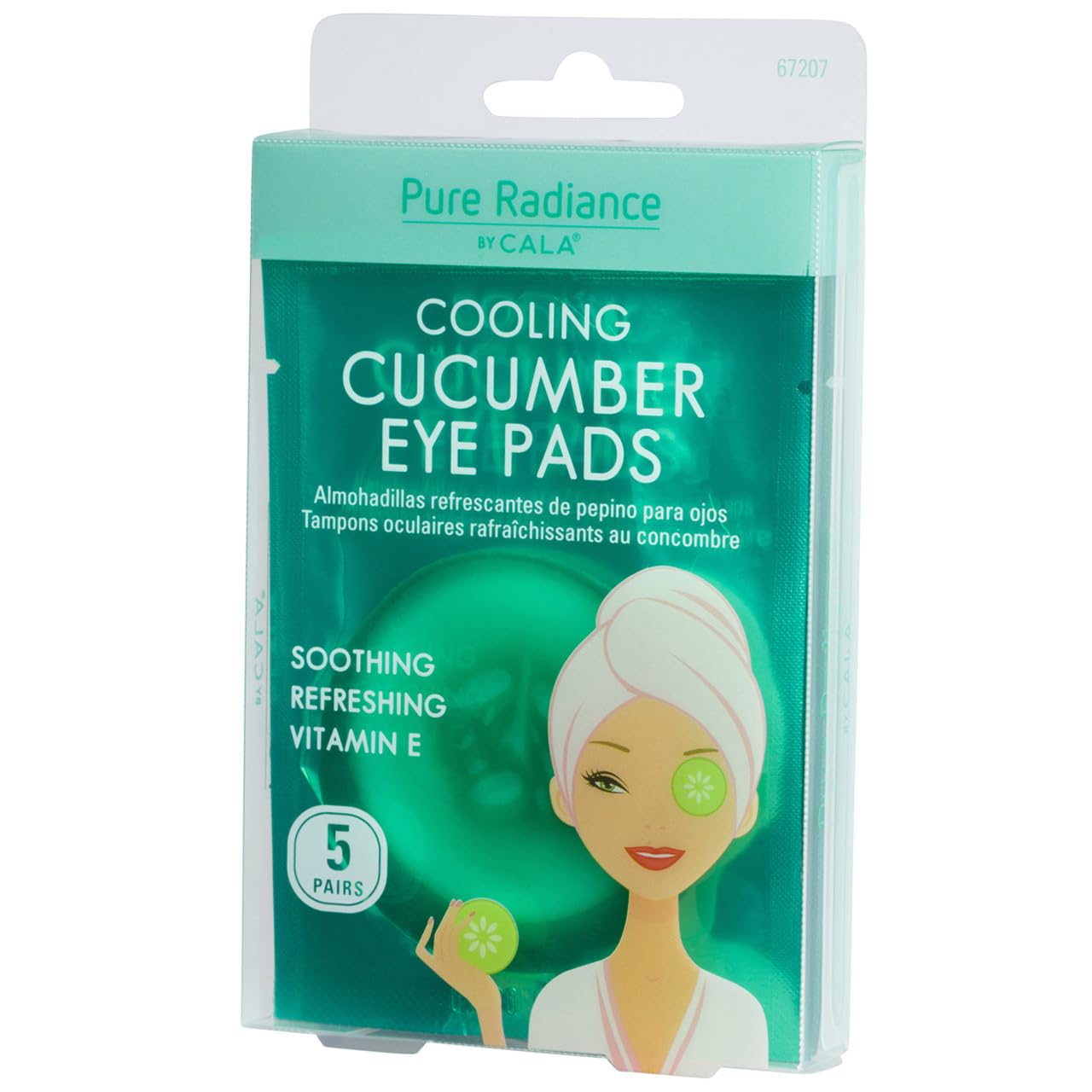 Cala Pure Radiance Cooling Cucumber Eye Pads 5 Pairs