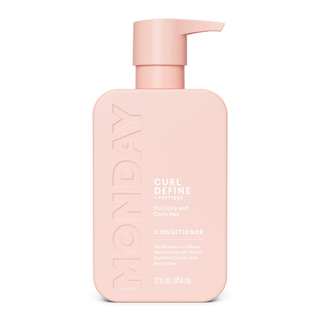 MONDAY HAIRCARE Curl Define Conditioner 12oz, Nourishing Curls, Coconut Oil, Shea Butter, Enhancing Shine and Strengthening Hair