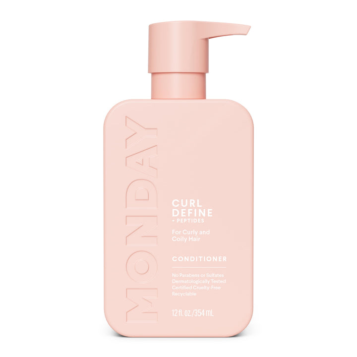 MONDAY HAIRCARE Curl Define Conditioner 12oz, Nourishing Curls, Coconut Oil, Shea Butter, Enhancing Shine and Strengthening Hair