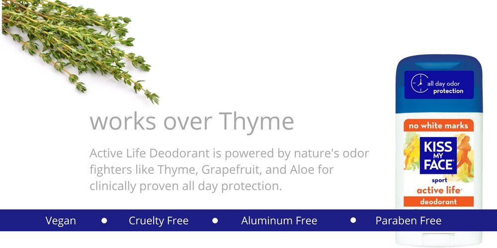 Kiss My Face Sport Active Life Stick Deodorant, 73ml