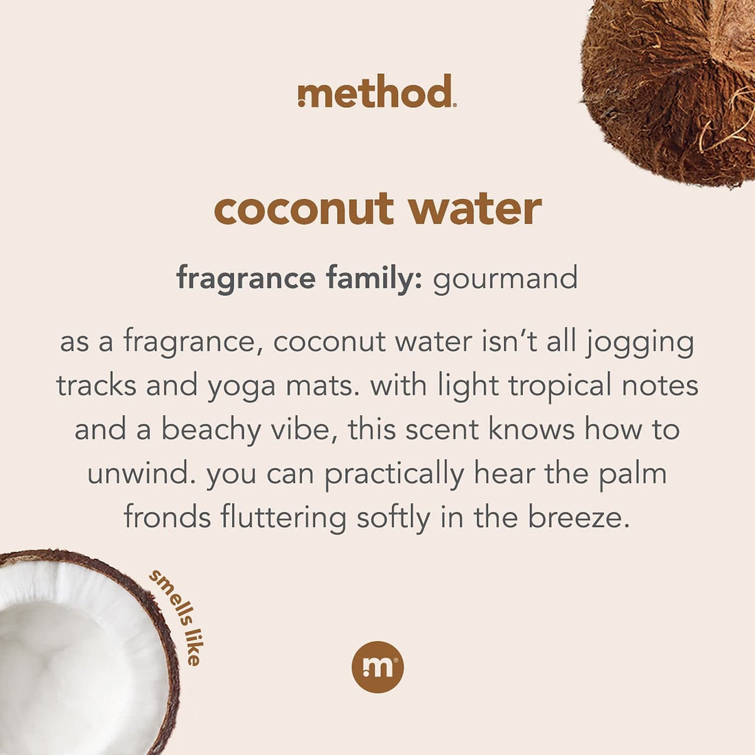 Method Gel Hand Soap Coconut Water 12 fl oz, pack of 1