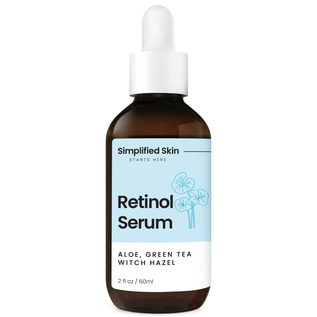 Retinol Serum for Face - Anti Aging Retinol with Hyaluronic Acid Face Serum for Acne Marks and Skin Texture Smoothing Fine Lines & Wrinkles - 2.5% Retinol Facial Serum for Day & Night - 2 Fl Oz