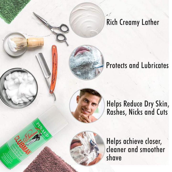 Clubman Shave Cream 12 Ounce (354ml) (2 Pack)