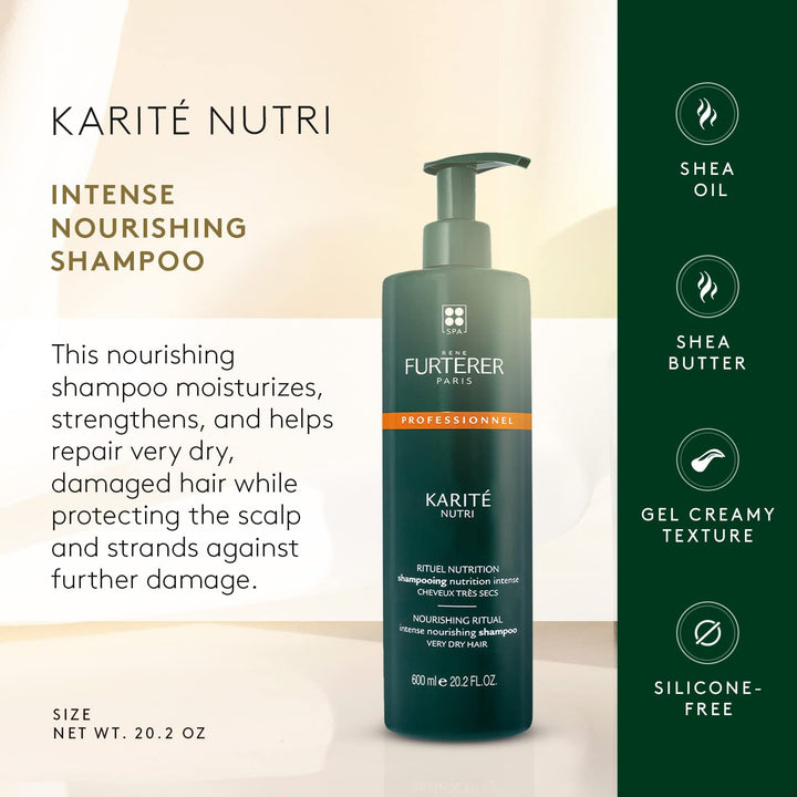 Rene Furterer Karite Intense Nourishing Shampoo, 20.29 Ounce