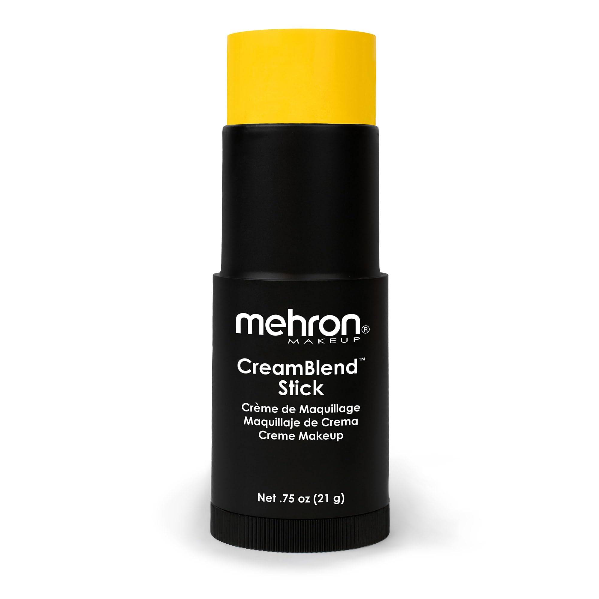 Mehron Makeup CreamBlend Stick, YELLOW - .75oz