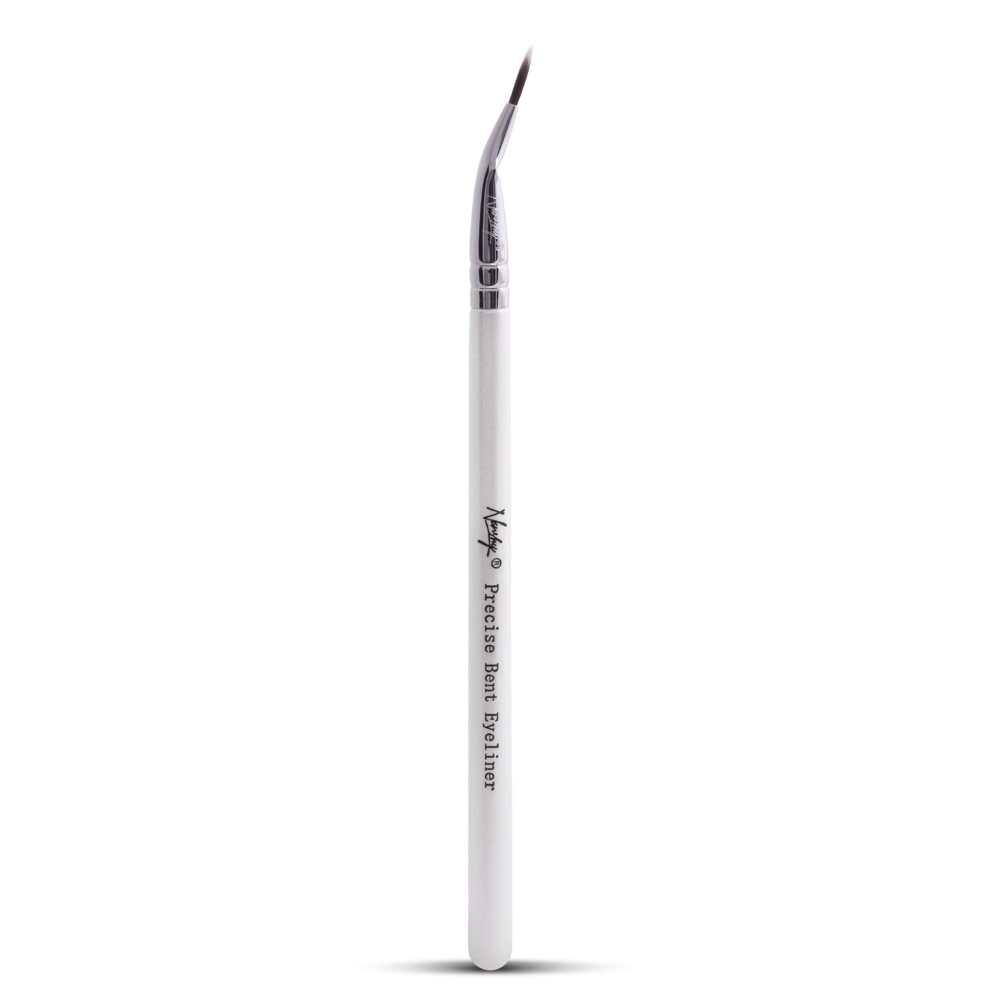 Nanshy Precise Ultra Fine Thin Tip Bent Eyeliner Makeup Brush for Applying Gel Cream Liquid Eye Liner by Nanshy
